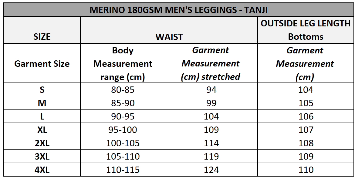 Tanji Merino Leggings - Mens