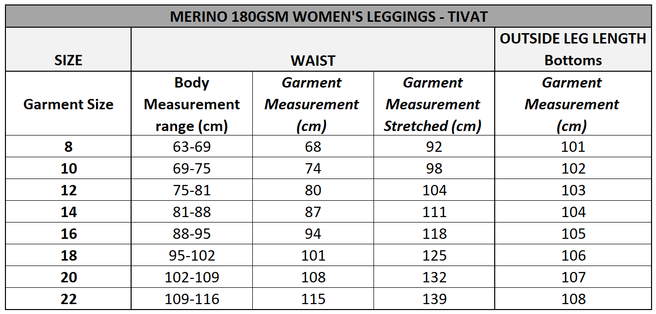 Tivat Merino Leggings - Womens