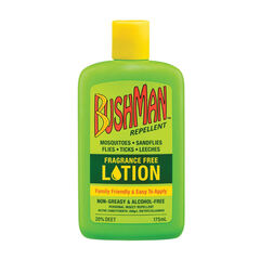 BUSHMAN Repellent Fragrance Free Lotion 175ml