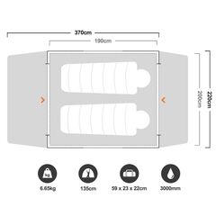 Coleman Traveller 3 Person Dome Tent